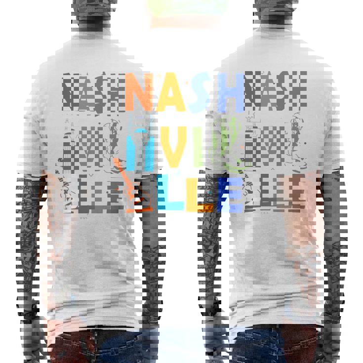 お土産 From Nashville Tn Trip Guitar Music City ナッシュビル 長袖tシャツ メンズTシャツ バックプリント