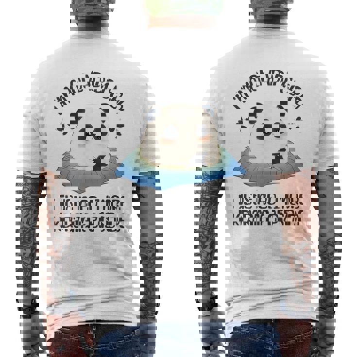 かわいいkdramaグッズ パンダ 韓国ドラマ K-ドラマ グッズ メンズTシャツ バックプリント