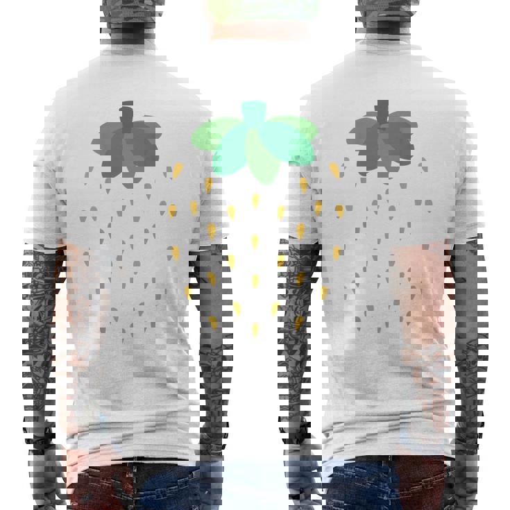 かわいい赤いイチゴ、イチゴ、フルーツ愛好家アートバック。 メンズTシャツ バックプリント