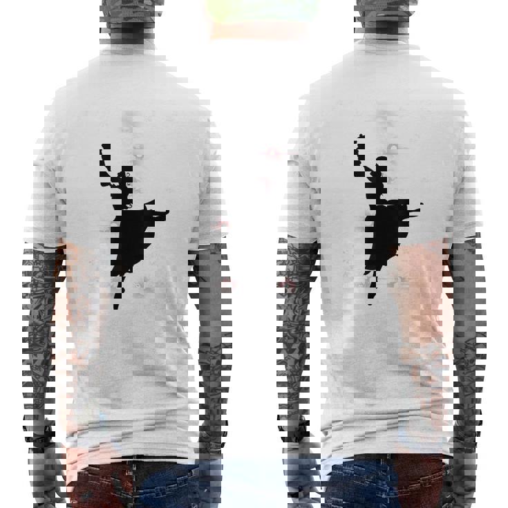 くるみ割り人形 バレエ クララ ツリー クリスマス ホリデー ダンス メンズTシャツ バックプリント