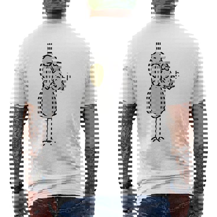 みんな大好きハシビロコウ 動かない鳥 はしび郎クラブtシャツ どうぶつ Zoo コアラ 鳥 オリジナル ハシビロコウ メンズTシャツ バックプリント