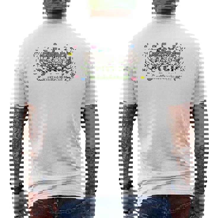 るるる学園 くるっっ ダークカラー メンズTシャツ バックプリント