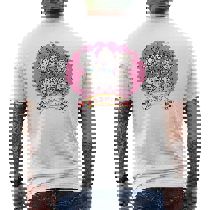 るるる学園 るるるがくえん ライトカラー メンズTシャツ バックプリント