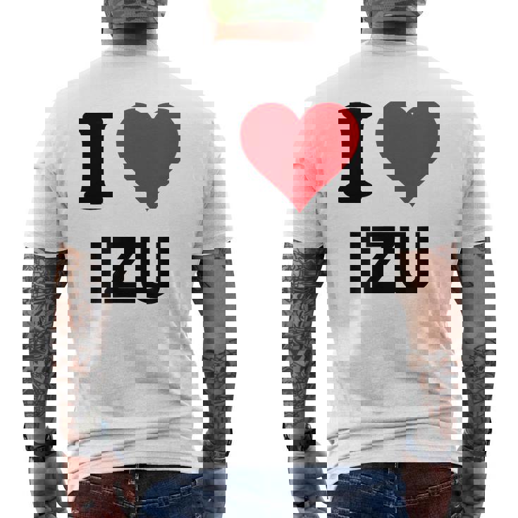 アイハート 伊豆ジャパンラブ 日本土産 メンズTシャツ バックプリント