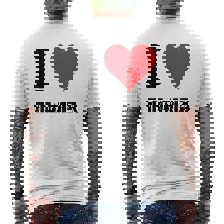 アイハート 南伊豆 Japan Love 日本土産 メンズTシャツ バックプリント