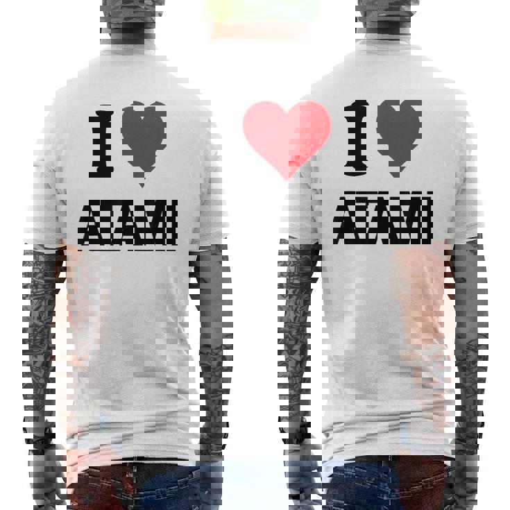 アイハート 熱海 Japan Love Japan お土産 メンズTシャツ バックプリント