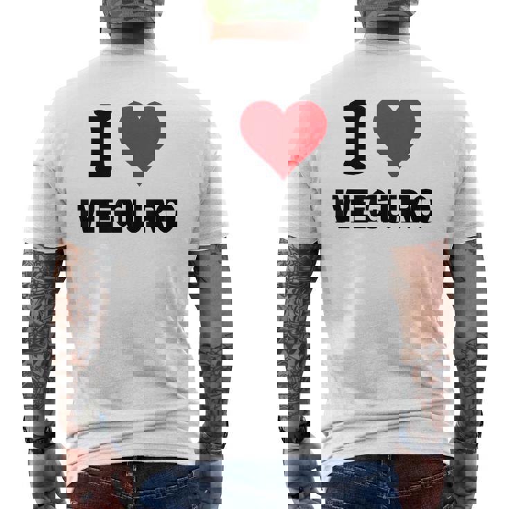 アイハート 目黒ジャパンラブ 日本土産 メンズTシャツ バックプリント