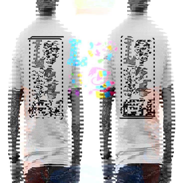 アイ・ラブ・世田谷区 I Love 世田谷区 私は愛してる世田谷区 メンズTシャツ バックプリント