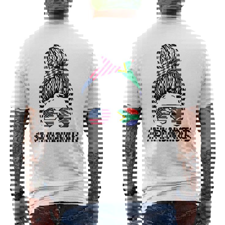 アフリカン・ルーツ・アフリカ メンズTシャツ バックプリント