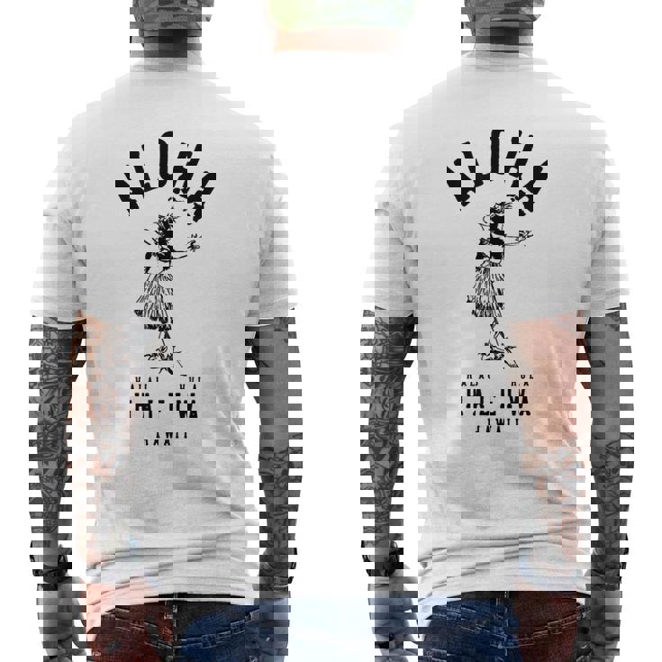 アロハ フラクラブ ハレイワ ハワイ メンズTシャツ バックプリント