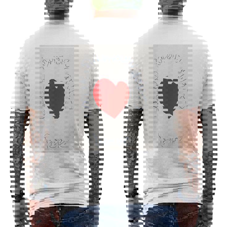 アンリ・マティス ハート メンズTシャツ バックプリント