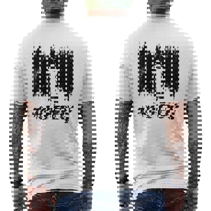 アーチェリー コンポジットボウ メンズTシャツ バックプリント