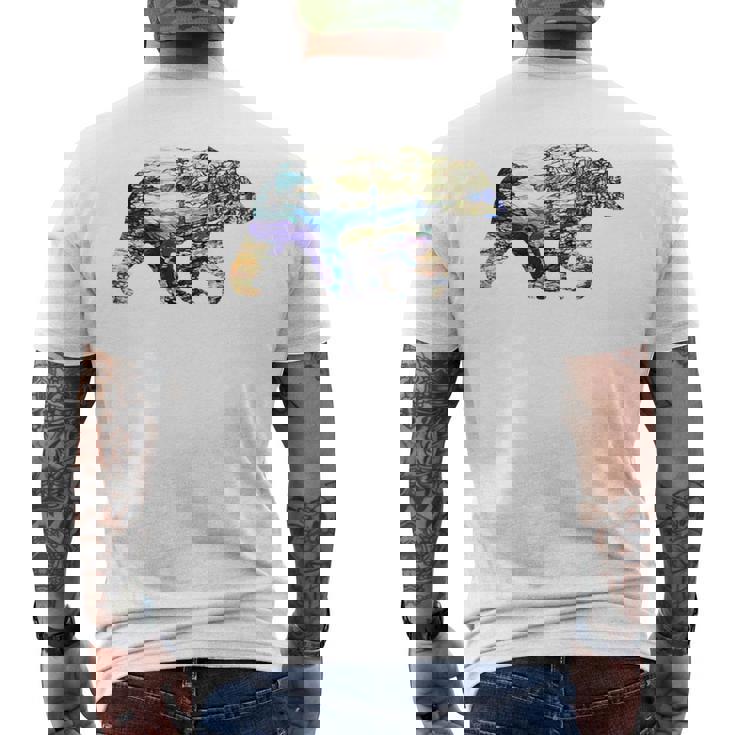 アーティスト演出 メンズTシャツ バックプリント