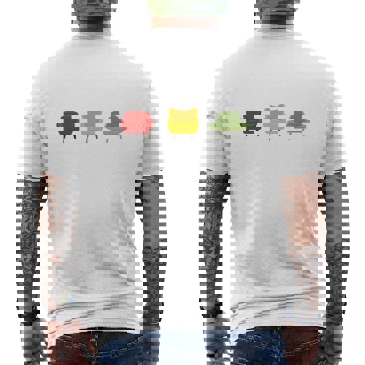 アームチェア哲学者 表面的な理論家 長袖tシャツ メンズTシャツ バックプリント