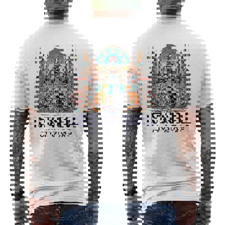 イスタンブール、トルコ 猫の街 Ii メンズTシャツ バックプリント