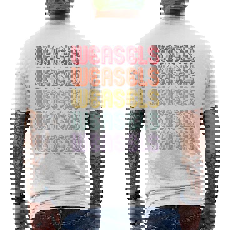 イタチ 長袖tシャツ メンズTシャツ バックプリント