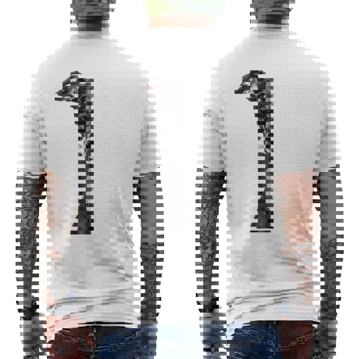 イタリアングレイハウンド 長袖tシャツ メンズTシャツ バックプリント