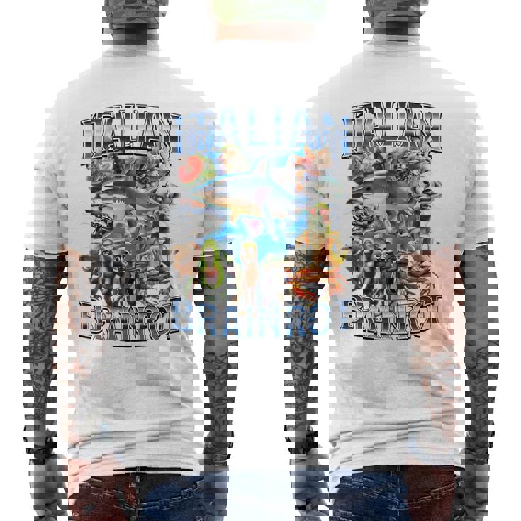 イタリアンブレイン 長袖tシャツ メンズTシャツ バックプリント