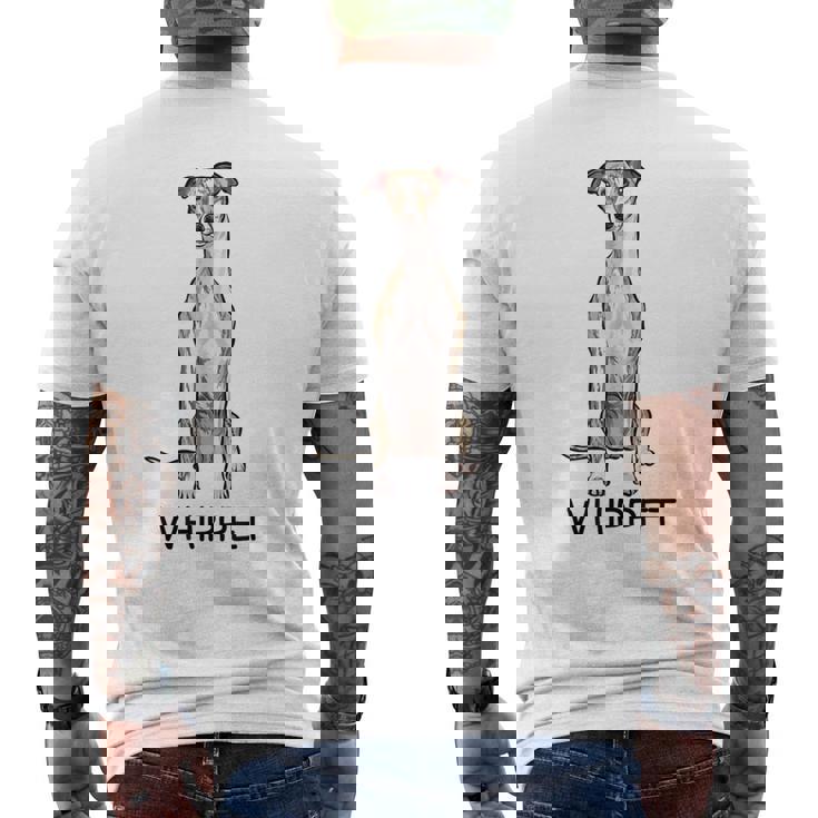 ウィペット・クレイジー・ドッグ・ラバー メンズTシャツ バックプリント