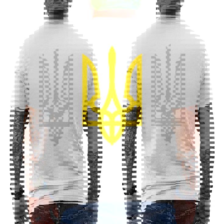 ウクライナ大統領 ヴォロディーミル・ゼレンスキー トライデントミリタリー メンズTシャツ バックプリント