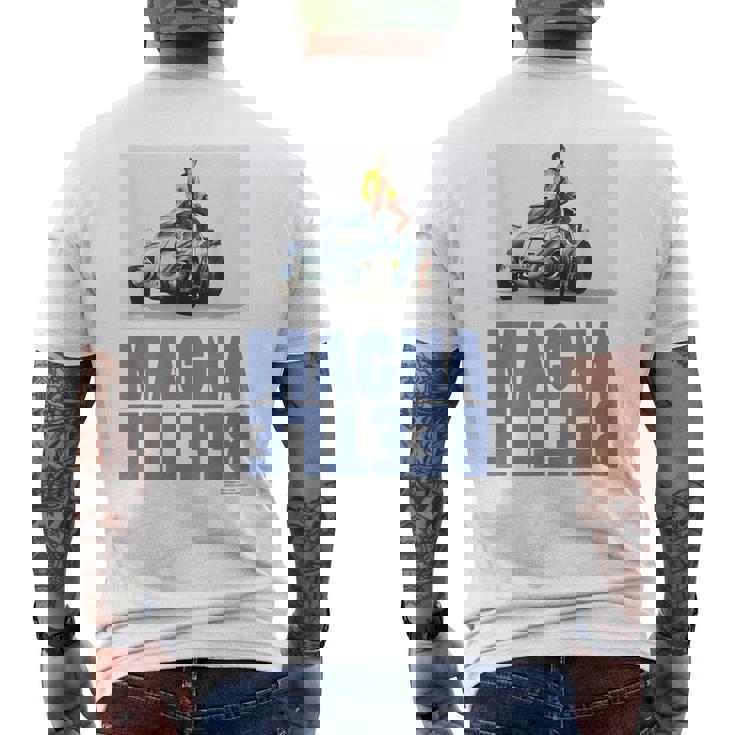 ウラシマン V メンズTシャツ バックプリント