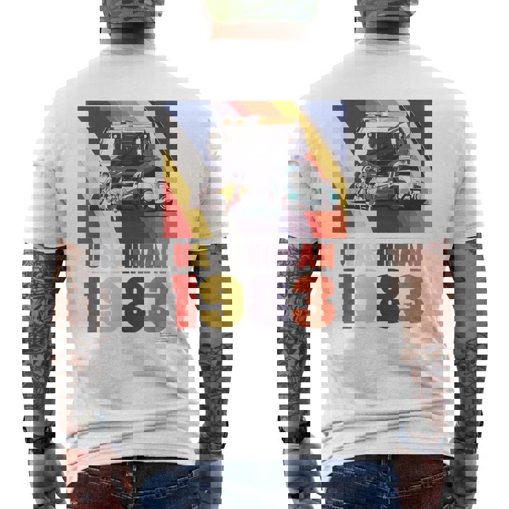 ウラシマン I メンズTシャツ バックプリント