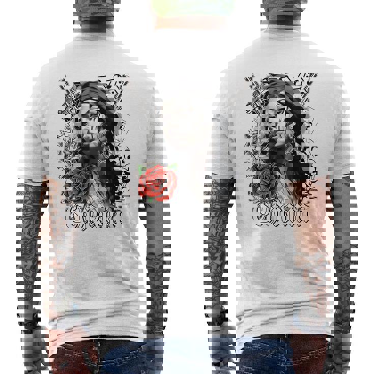 エッセイ「チカーノカルチャー」。チカーノ服 カミーサチカーナ メンズTシャツ バックプリント