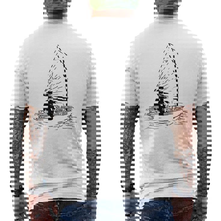 オプティミストヨット メンズTシャツ バックプリント