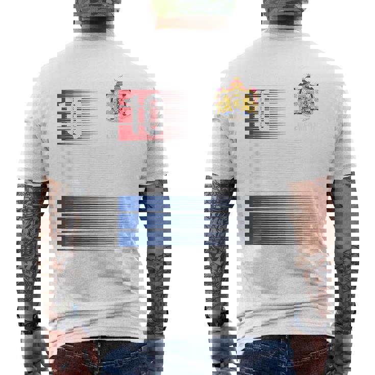 オランダ国旗 10 オランダオレンジ サッカー メンズ レディース キッズ ボーイズ メンズTシャツ バックプリント
