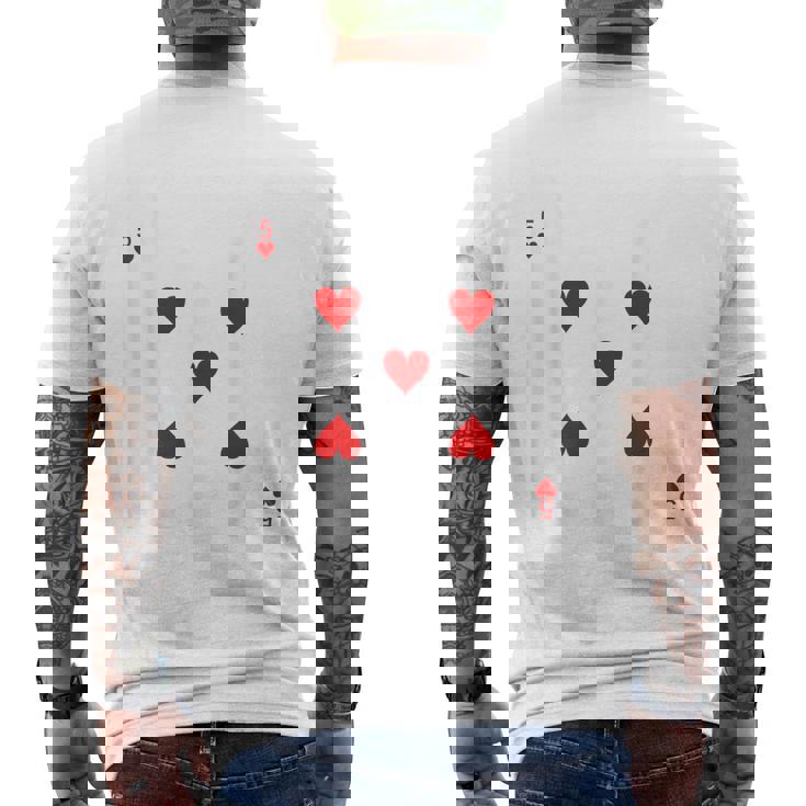 オリジナル ハロウィン トランプ コスチューム 不思議の国のアリス メンズTシャツ バックプリント