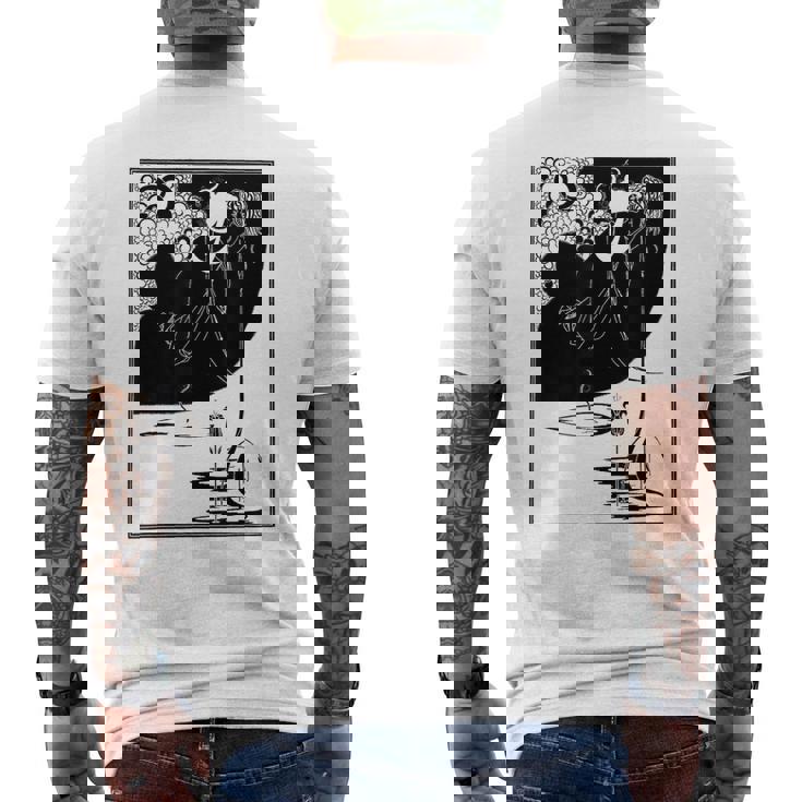 オーブリー・ビアズリーのクライマックス メンズTシャツ バックプリント