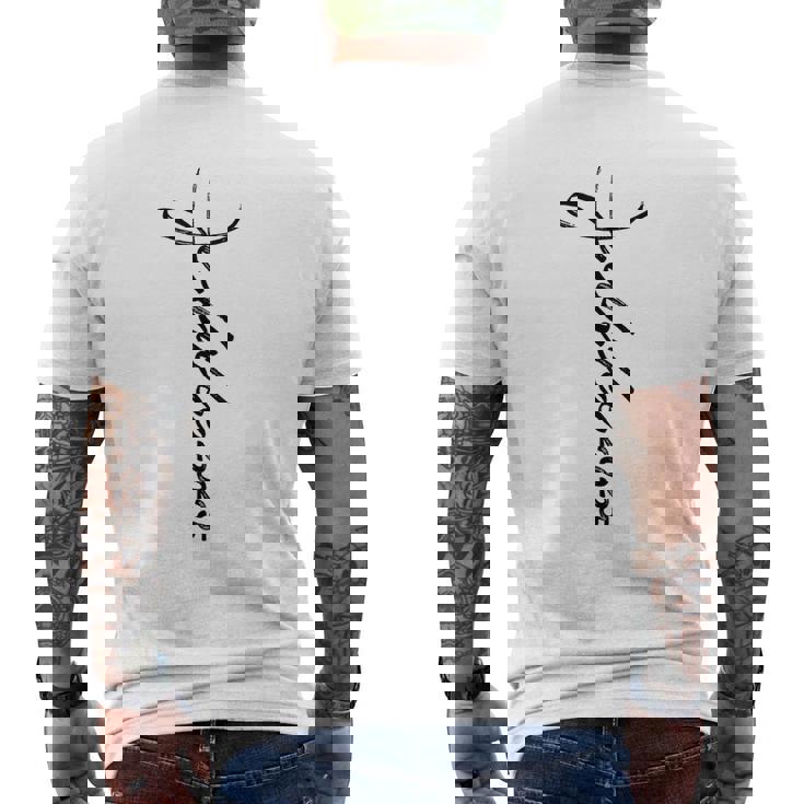 カトリックジュビリー2025キリスト教巡礼者希望聖年 メンズTシャツ バックプリント