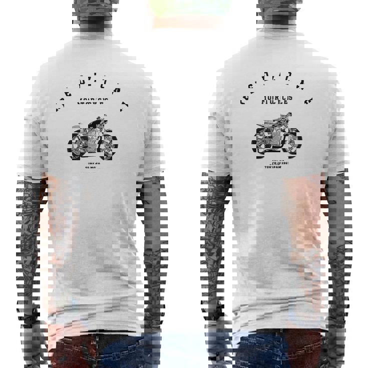 カフェレーサー おしゃれ バイク モーターサイクル カスタム 東京 ジャパン メンズTシャツ バックプリント