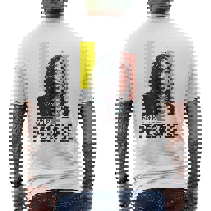 カマラ ハリス フォーピープル2024 選挙総長 メンズTシャツ バックプリント