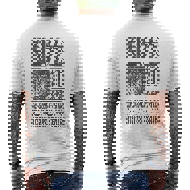 キッス Kiss Roosevelttadium メンズTシャツ バックプリント