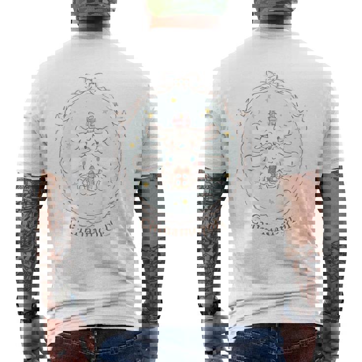 キッズ Amazon限定デザイン シナモロール エンジェル メンズTシャツ バックプリント