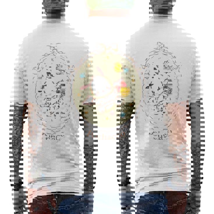 キッズ Amazon限定デザイン ポチャッコ エンジェル メンズTシャツ バックプリント