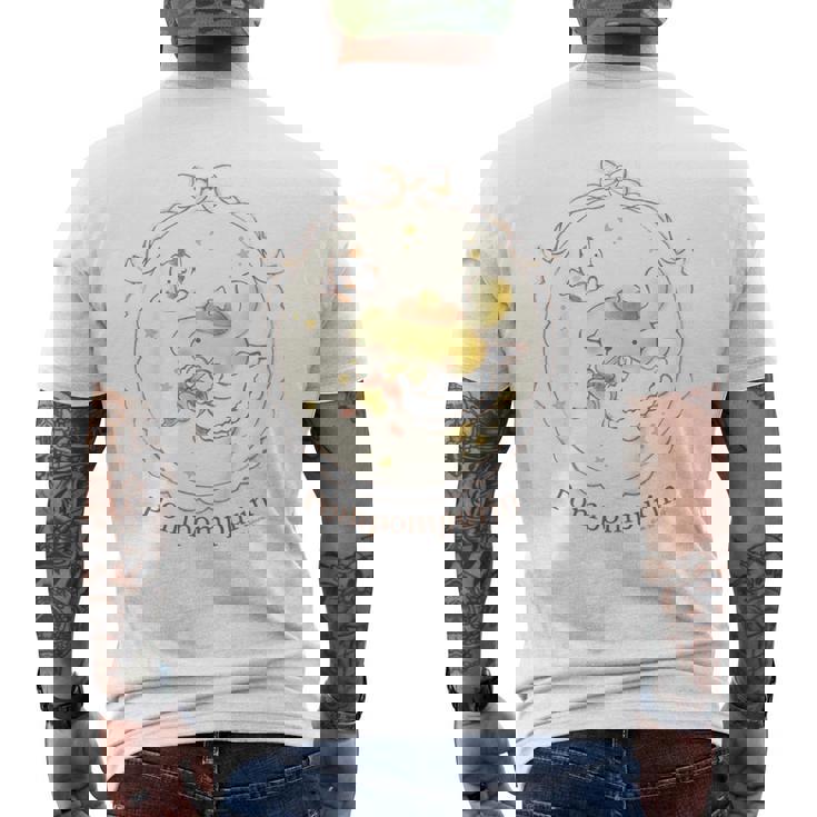 キッズ Amazon限定デザイン ポムポムプリン エンジェル メンズTシャツ バックプリント