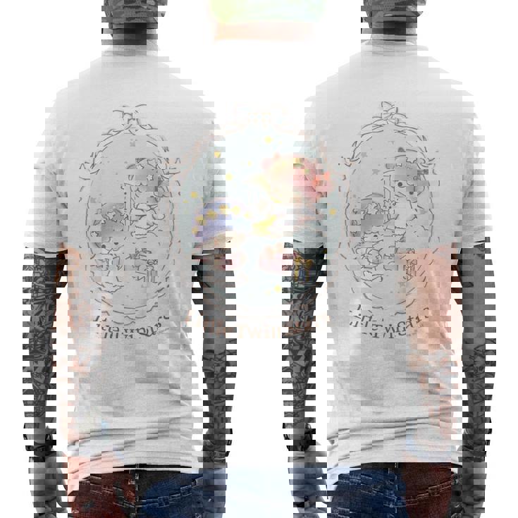 キッズ Amazon限定デザイン リトルツインスターズ エンジェル メンズTシャツ バックプリント