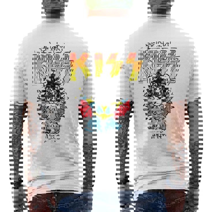 キッズ キッス Kiss In The Lines メンズTシャツ バックプリント