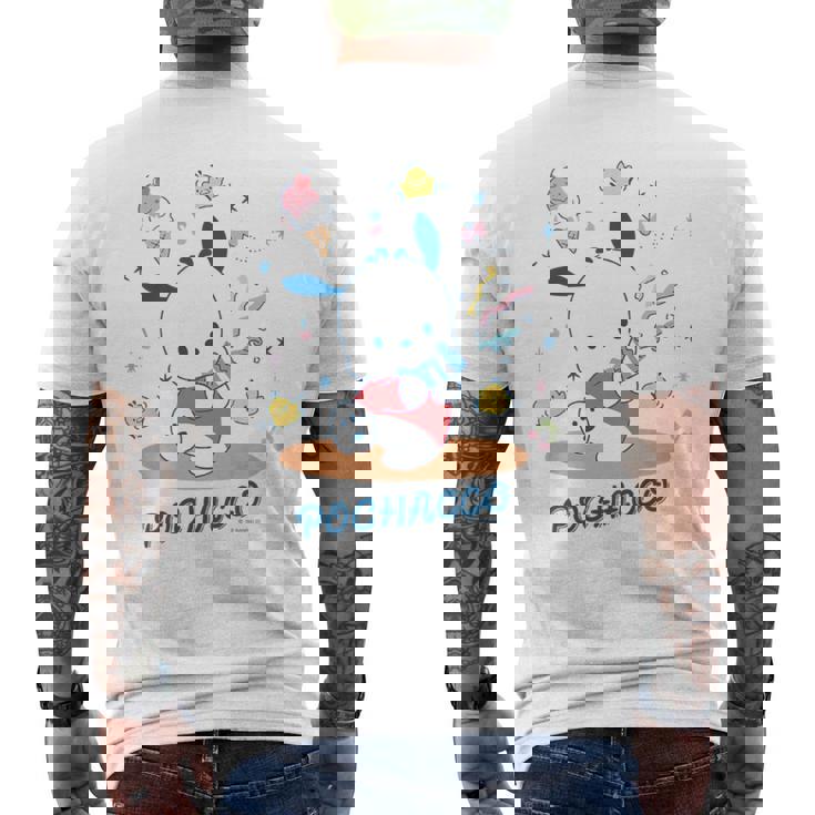 キッズ ポチャッコ パーティ メンズTシャツ バックプリント