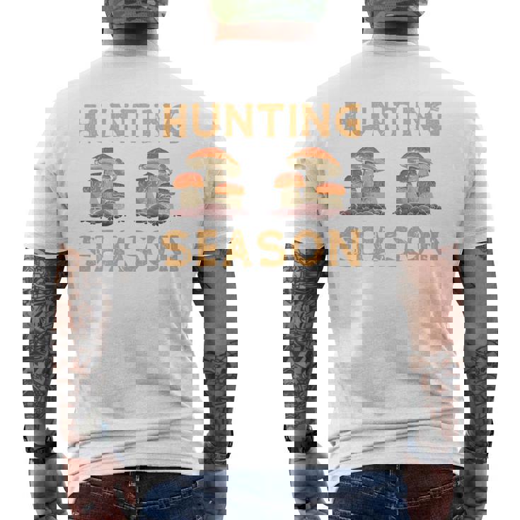 キノコ狩りの季節 長袖tシャツ メンズTシャツ バックプリント