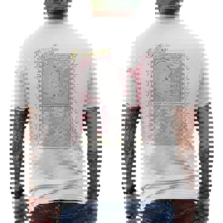 キャスパー・ザ・フレンドリー・ゴースト バレンタインデー コミック メンズTシャツ バックプリント