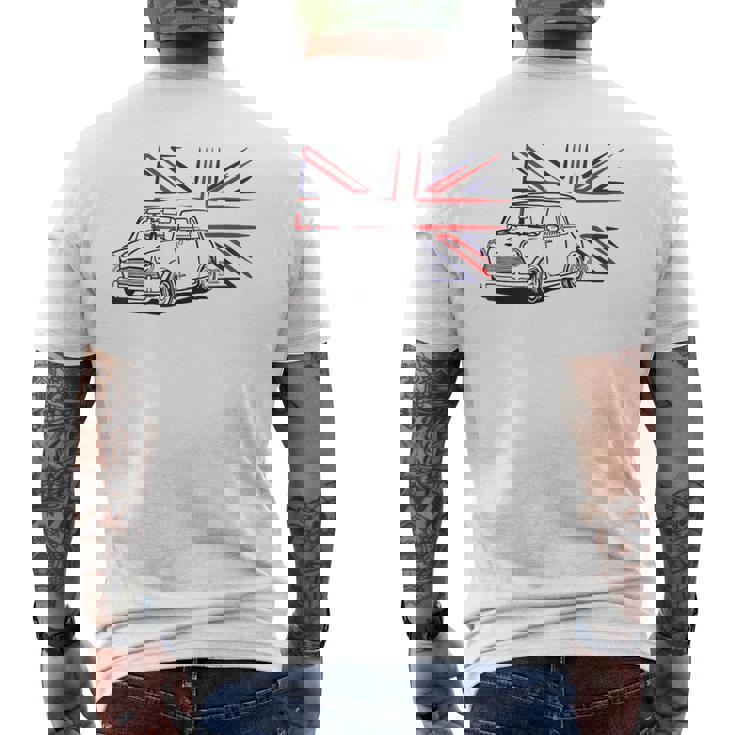 クラシック ミニ オースティン ユニオンジャック メンズTシャツ バックプリント