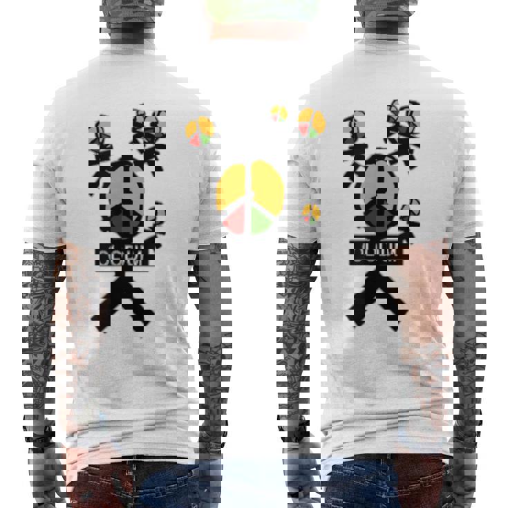 クラシックカートゥーン メンズTシャツ バックプリント