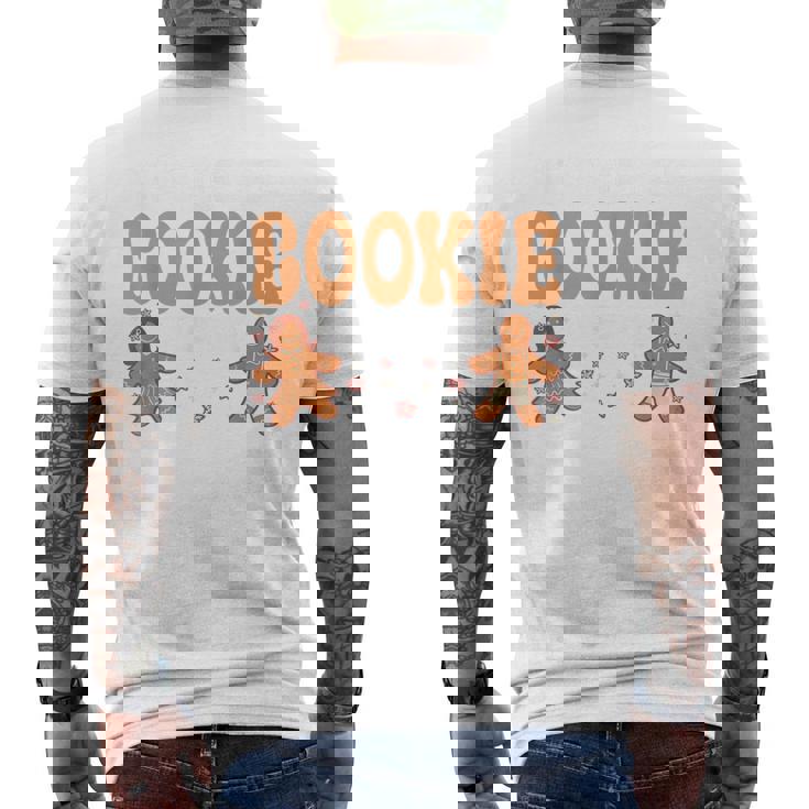 クリスマス認定クッキーテスタースタイル メンズTシャツ バックプリント