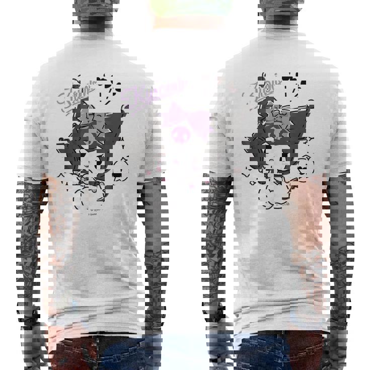 クロミ オシャレチェック ライトカラー メンズTシャツ バックプリント