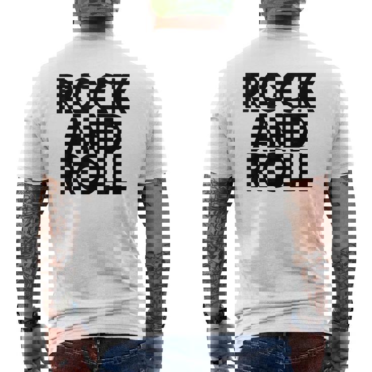 クールなロックンロールミュージックtシャツ、ロックンロールグラフィックをお楽しみください。 メンズTシャツ バックプリント