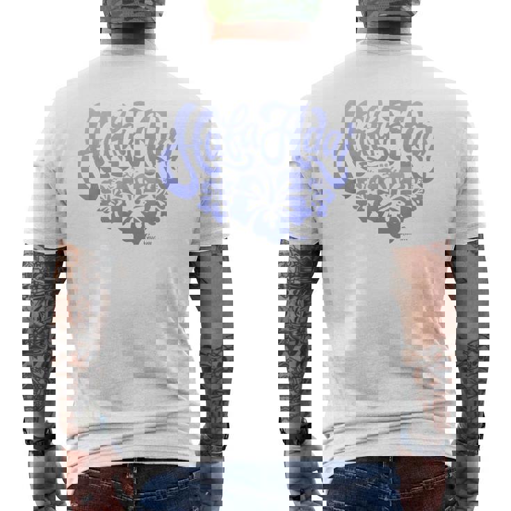 グアムフラワー メンズTシャツ バックプリント