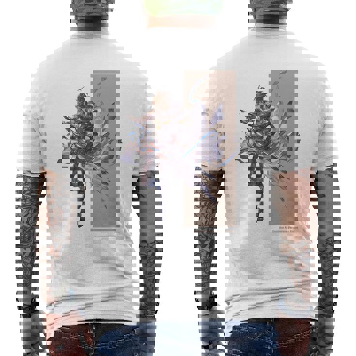 グランブルーファンタジーヴァーサス -ライジング- サンダルフォン 長袖tシャツ メンズTシャツ バックプリント